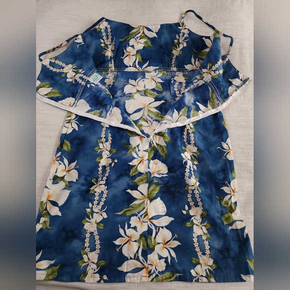 Jade Fashions Hawaiian Print Dress Size:Large - Picture 5 of 7